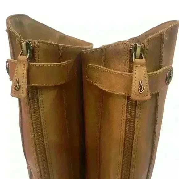 Sam Edelman Mikala Women’s Whisky Brown Knee-Riding Boots Wild Calf 8M / 38 - Picture 7 of 14